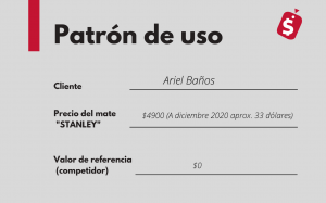 patron de uso del mate